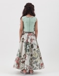 Voynich Printed Skirt with Choli/Shirt Kurta