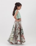Voynich Printed Skirt with Choli/Shirt Kurta