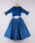 Royal Velvet Stylish Pearly Top And Lehenga