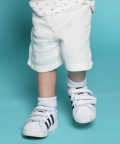 100% Cotton Resort Shorts Off White For Girl & Boy