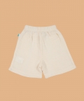 100% Cotton Resort Shorts Off White For Girl & Boy