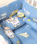 Kicks & Crawl-Baby Space Explorer Bedding Set With Bumper