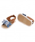 Kicks & Crawl-Denim & Lace Baby Sandals