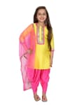 Silk Kurta with Dhoti 