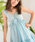 Briny Scalloop Dress