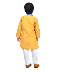 Mustard Half Jacket Kurta Set