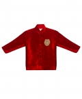 Maroon Embroidered Bandhgala Set