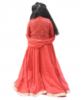 Embroidered Koti With Anarkali 