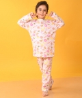 Playdate Long Sleeves Girls Pyjama Set - Pink