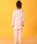 Playdate Long Sleeves Girls Pyjama Set - Pink