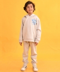 Light Grey Tmr Fleece Boys Hoodie Jogger Set - Light Grey