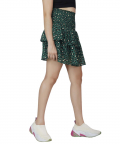 Animal Print Smoked Skirt
