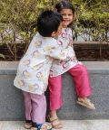 Chanderi Kurta Pyjama Set | Hand-Block Printed