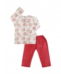 Chanderi Kurta Pyjama Set | Hand-Block Printed