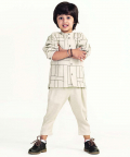 Side Stripe Pant-Beige