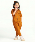 Short Top Co-ord Rust