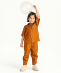Short Top Co-ord Rust