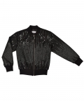 Velvet Sequenced Bomber Jacket