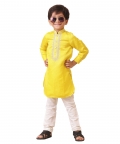 Yellow Embroidered Kurta Set