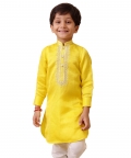 Yellow Embroidered Kurta Set