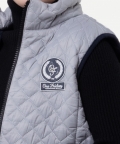 One Friday Grey Quilted Jacket For Kids Boys