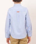 Varsity Chic Powder Blue Full Sleeves Shirt for Boys