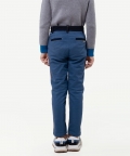 One Friday Blue Solid Regular Trouser For Kids Boys