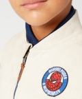 One Friday Off White Marvel Jacket For Kids Boys