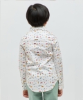 Fun Print Off White Shirt