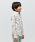 Fun Print Off White Shirt
