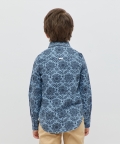 Blue Pattern Shirt