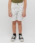 Fun Printed White Shorts