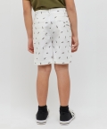 Fun Printed White Shorts