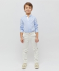 Formal Off White Trouser