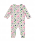 Sleepsuit With Footsie - Flamingo