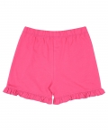 Ruffle Shorts - Honeysuckle Pink