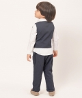 Navy Blue Mickey Print New Born Baby Set For Baby Boys