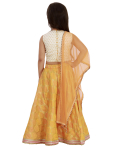 Orange Lehenga Set With Dupatta