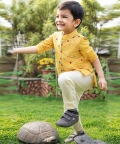 Mirror Dazzle Nehru Jacket Set