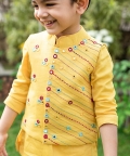 Mirror Dazzle Nehru Jacket Set