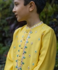 Yellow Sparkler Kurta Set