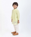Fish Embroidered Kurta Set