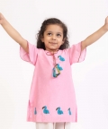 Hand Embroidered Duck Pant Set 