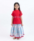 Leaf Printed Lehenga