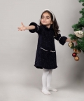 Coco Blue Tweed Princess Dress