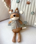 Crane Baby Frankie Fox Plush Toy