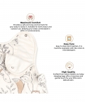 Ezra Wearable Blanket 0-9Mo. (Cotton Sateen Ezra Print)