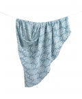 Caspian Single Swaddle Wraps (Indigo Print)