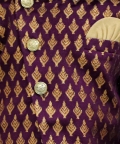 Festive Wear Jacquard Full Sleeve Sherwani With Dhoti