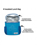 ZoLi NOM NOM Insulated Lunch Bag- Blue
